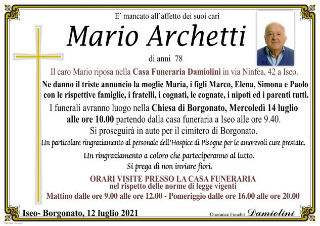 Sig. Mario Archetti