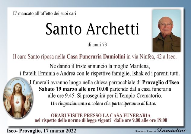 Sig. Santo Archetti