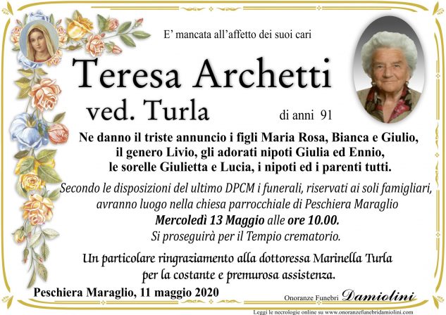 Sig.ra Teresa Archetti