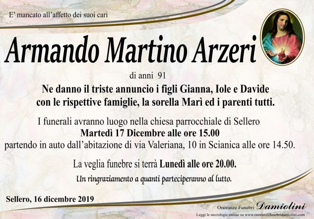 Sig. Armando Martino Arzeri