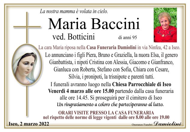 Sig.ra Maria Baccini