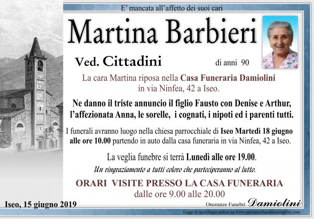 Sig.ra Martina Barbieri