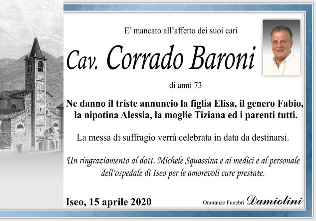 Cav. Corrado Baroni