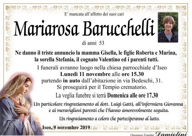 Sig.ra Mariarosa Barucchelli