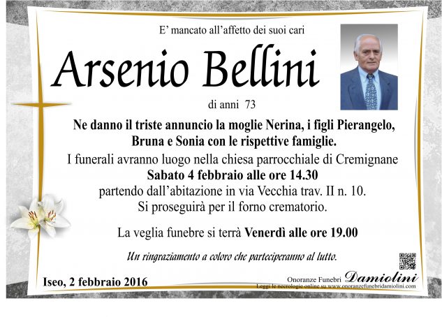 Sig. Arsenio Bellini