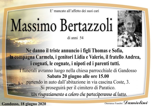 Sig. Massimo Bertazzoli