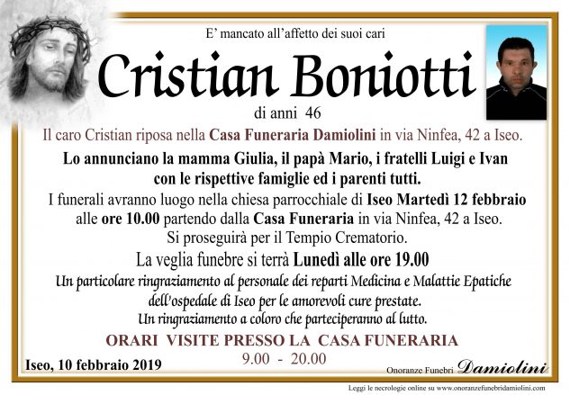 Sig. Cristian Boniotti