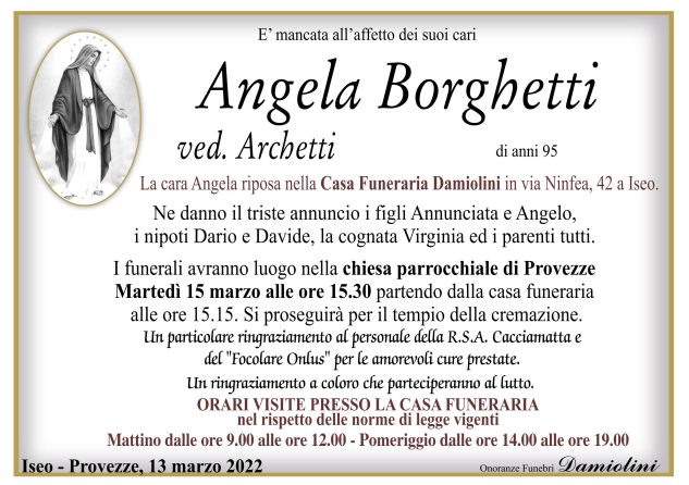 Sig.ra Angela Borghetti