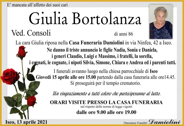 Sig.ra Giulia Bortolanza