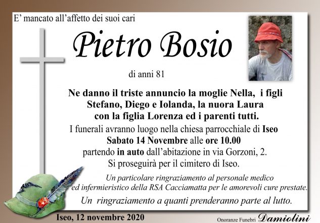 Sig. Pietro Bosio