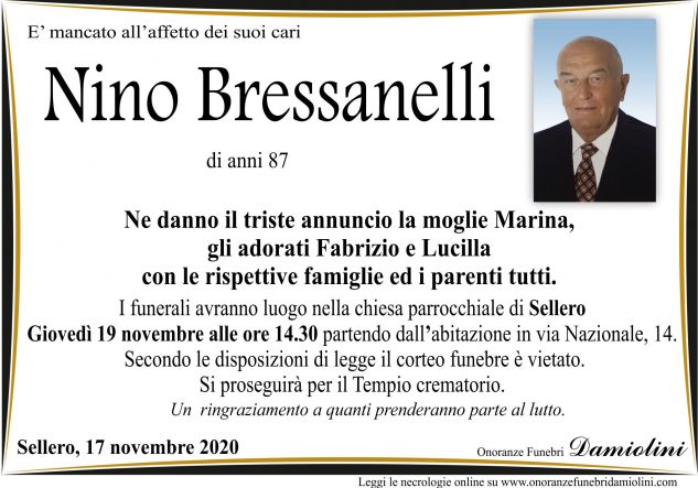 Sig. Nino Bressanelli