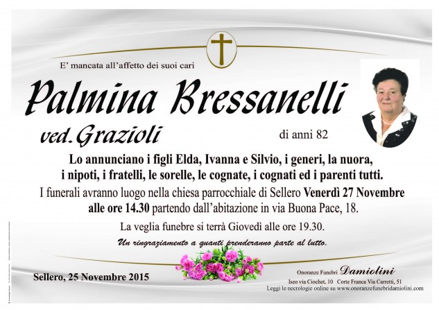 Sig.ra Palmina Bressanelli