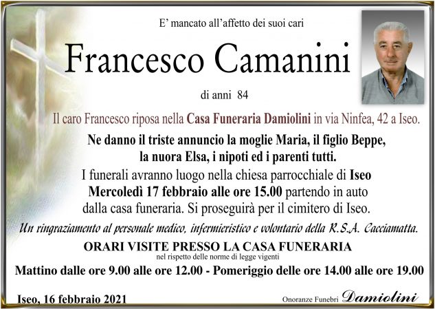 Sig. Francesco Camanini