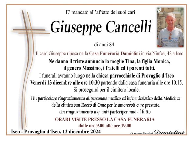 Sig. Giuseppe Cancelli