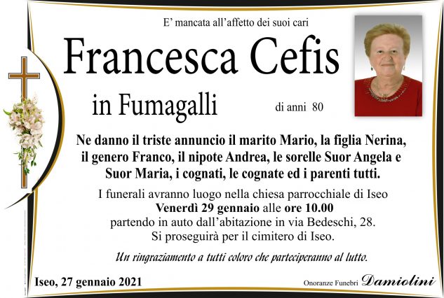 Sig.ra Francesca Cefis