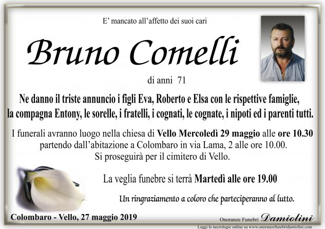 Sig. Bruno Comelli