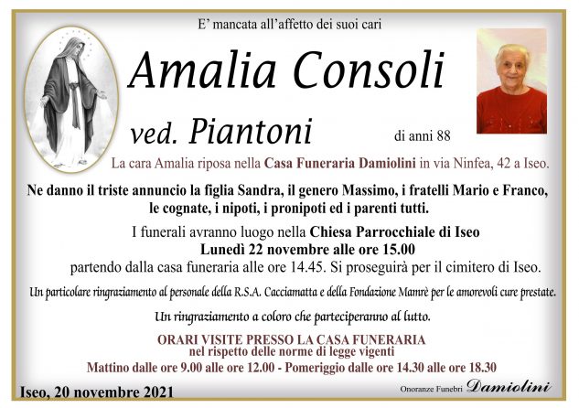 Sig.ra Amalia Consoli