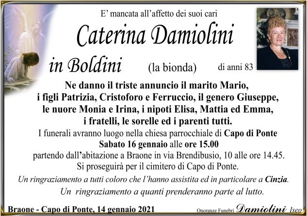 Sig.ra Caterina Damiolini