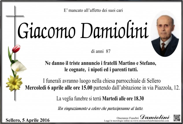 Sig. Giacomo Damiolini