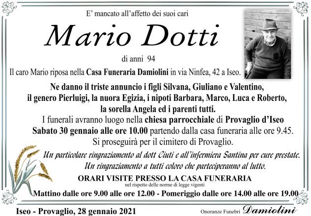 Sig. Mario Dotti