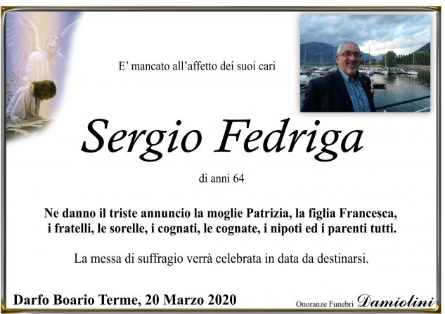 Sig. Sergio Fedriga