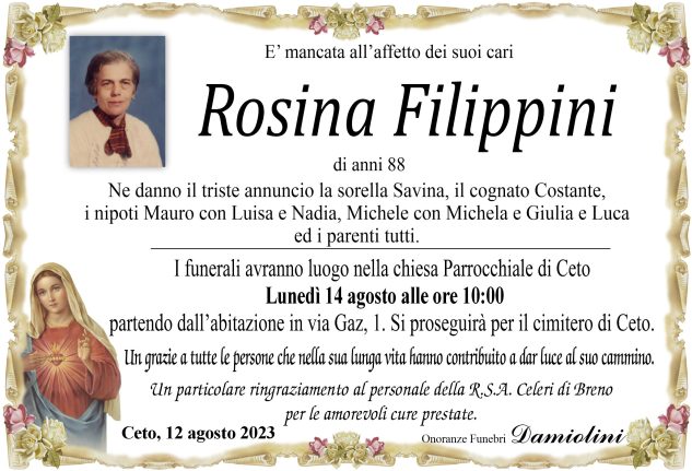 Sig.ra Rosina Filippini