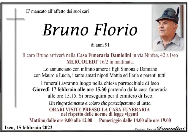 Sig. Bruno Florio