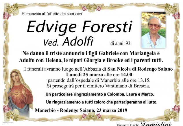 Sig.ra Edvige Foresti