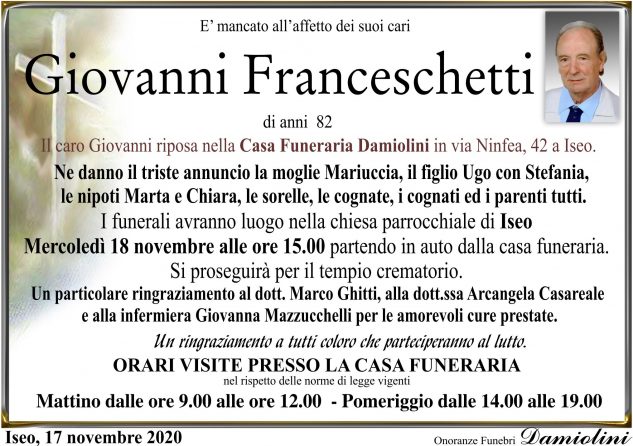 Sig. Giovanni Franceschetti