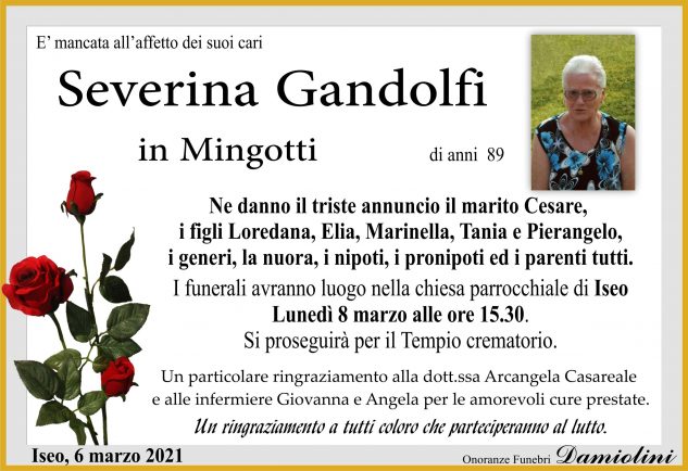 Sig.ra Severina Gandolfi