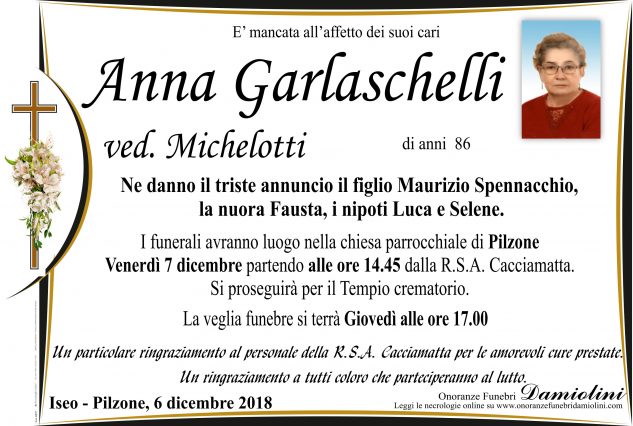 Sig.ra Annamaria Garlaschelli