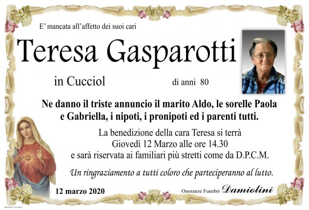 Sig.ra Teresa Gasparotti