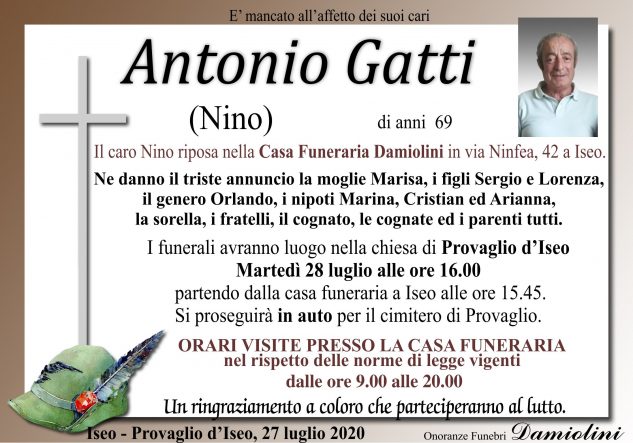 Sig. Antonio Gatti