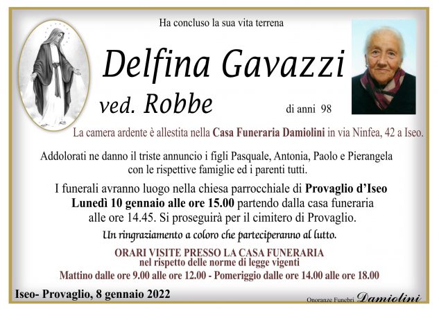 Sig.ra Delfina Gavazzi