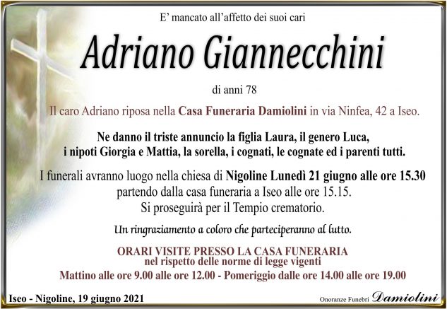 Sig. Adriano Giannecchini