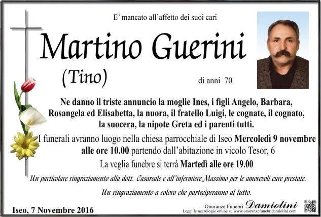 Sig. Martino Guerini