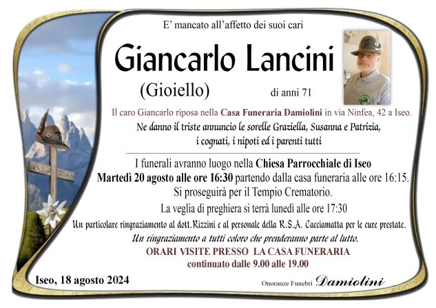 Sig. Giancarlo Lancini