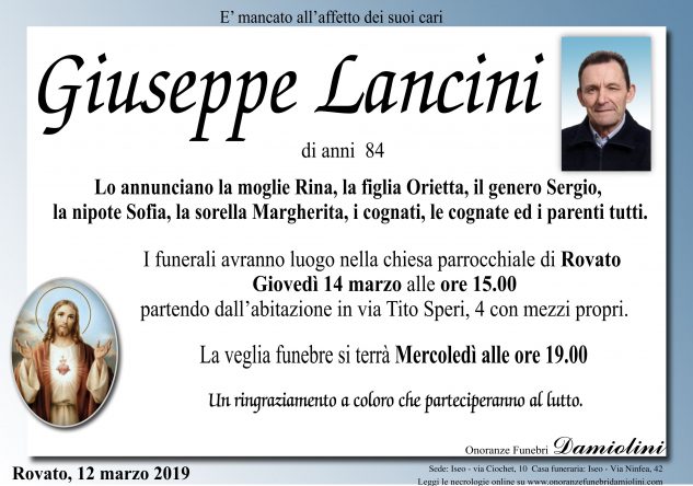 Sig. Giuseppe Lancini