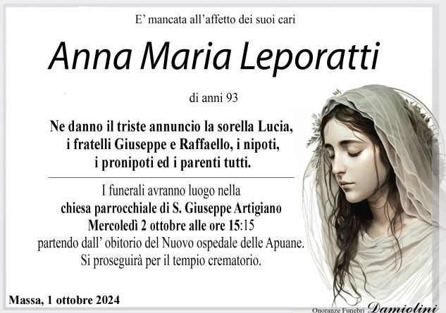 Sig.ra Anna Maria Leporatti