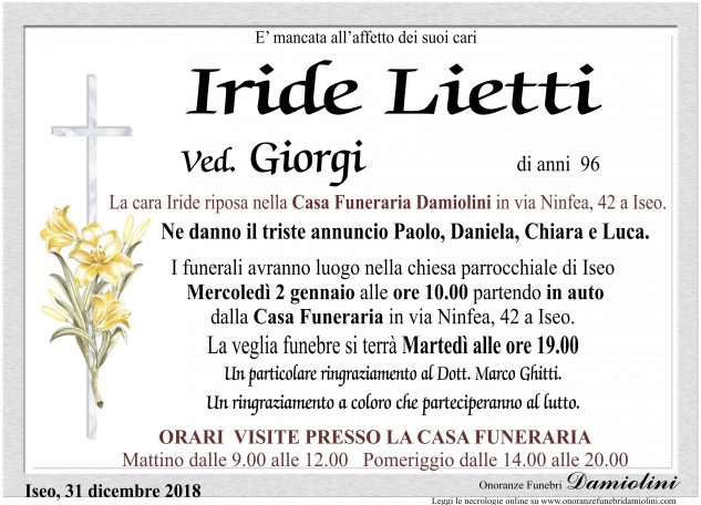 Sig.ra Iride Lietti