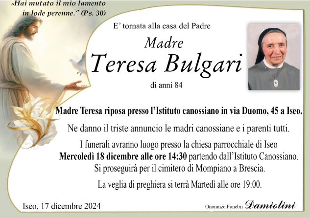 Madre Teresa Bulgari