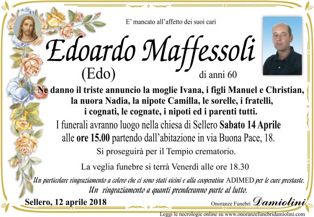 Sig. Edoardo Maffessoli