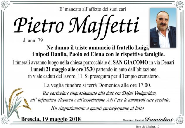 Sig. Pietro Maffetti