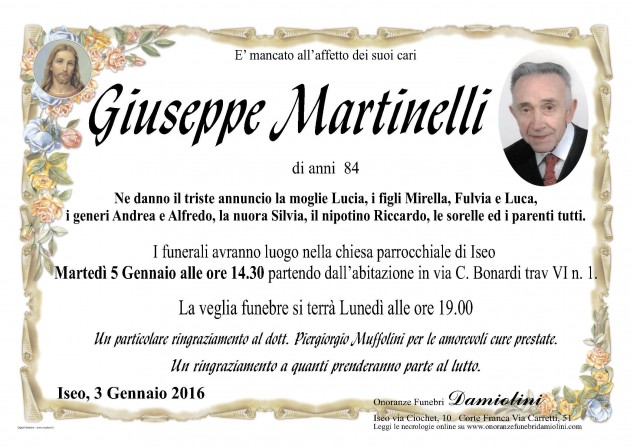 Sig. Giuseppe Martinelli