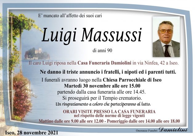 Sig. Luigi Massussi