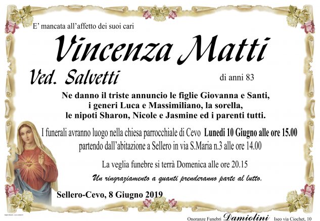 Sig.ra Vincenza Matti