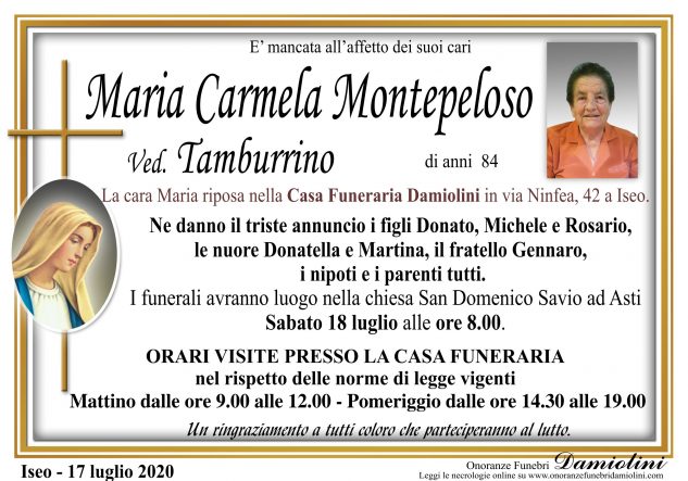 Sig.ra Maria Carmela Montepeloso