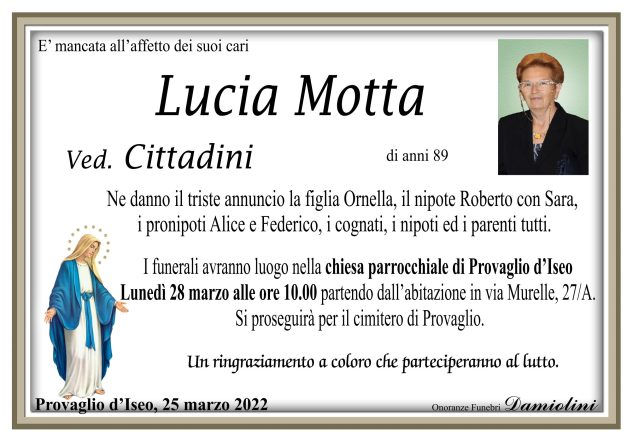 Sig.ra Lucia Motta