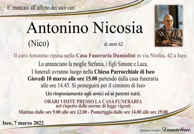 Sig. Antonino Nicosia