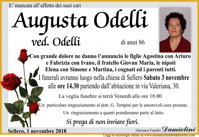 Sig.ra Augusta Odelli